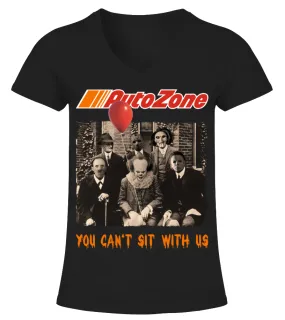 Autozone You Can't Sit With Us Camiseta cuello pico Mujer