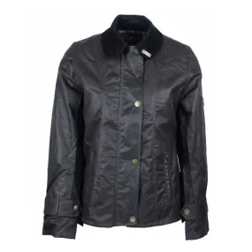 Chaqueta encerada Oxford Blue Ambre Brown