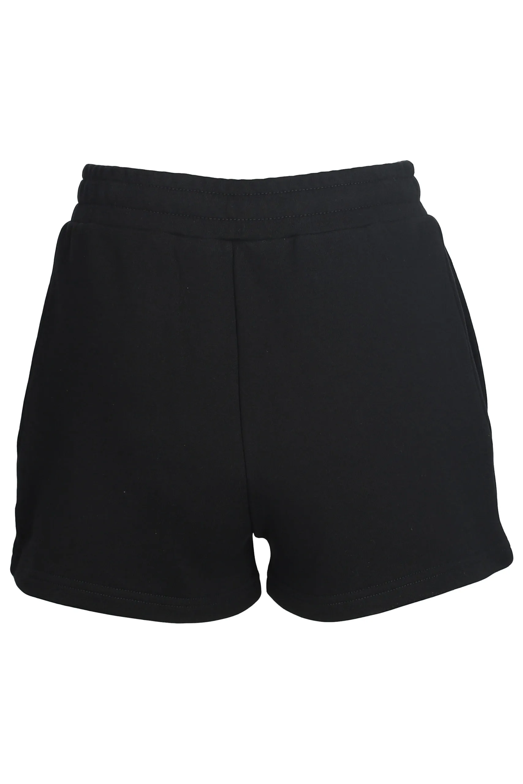 Pantalón corto negro con logo