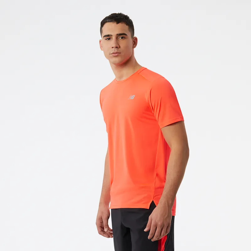 Polera Running Hombre New Balance Accelerate Naranja
