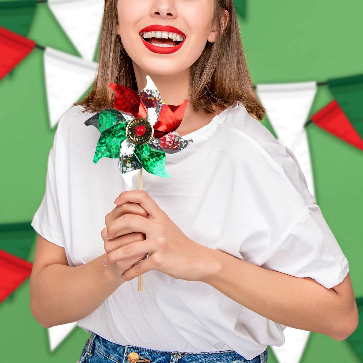 Rehilete Tricolor para Fiestas Patrias