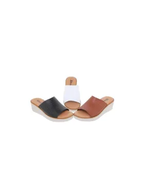Sandalias mujer pala piel