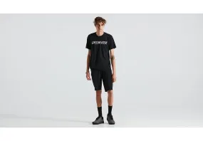 WORDMARK TEE SS MEN BLK S
